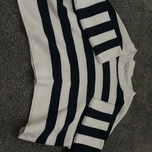 Striped Black and White Sweater